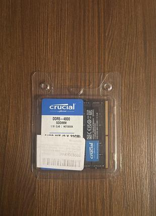 Crucial 64gb (2×32gb) ddr5-4800 2