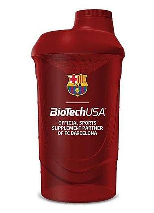 Шейкер biotech fc barcelona shaker, 600 мл - red