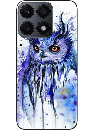 Силіконовий чохол epik для honor x8a з картинкою сова акварель