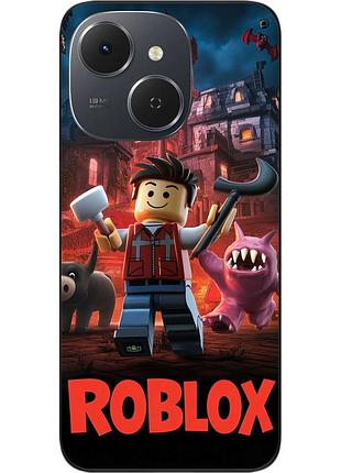 Чохол силіконовий epik для tecno spark 40c (km4k) з принтом roblox ніч пригод