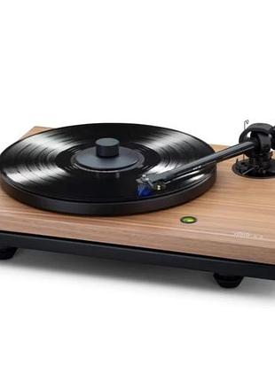 Проигрыватель виниловых пластинок music hall mmf-5.3 se walnut 2m-blue