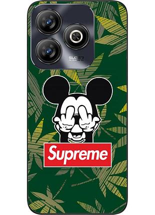 Силиконовый чехол epik для zte blade a75 4g с картинкой микки supreme