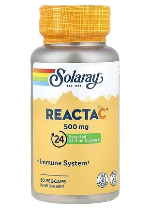 Витамин c solaray reacta-c 500 mg, 60 вегакапсул