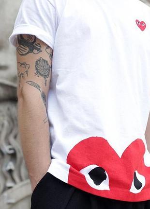 Футболка чоловіча з прінтом comme des garcons play m