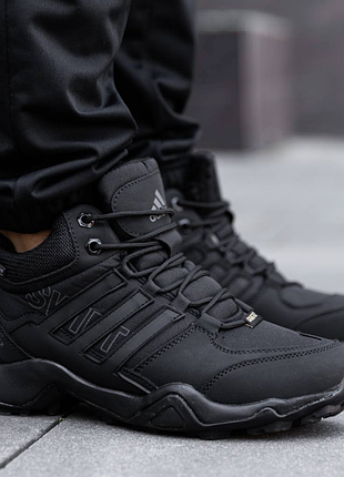 Мужские кросовки adidas terrex swift r2 mid gore-tex черная демисезонная обувь адидас терекс гортекс 45