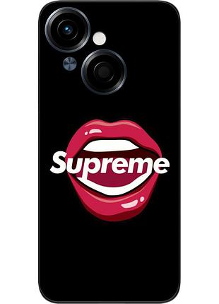 Силиконовый чехол epik для tecno spark go 1 (kl4) с картинкой губы