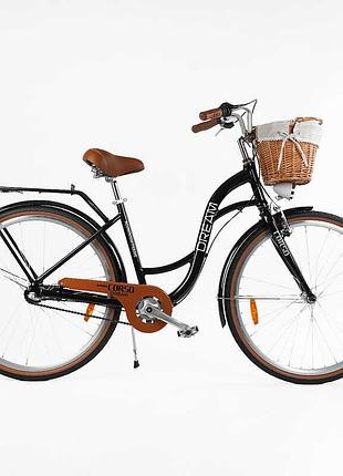 Велосипед міський corso "dream" dm-28605 + кошик