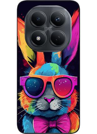 Чехол силиконовый epik для xiaomi redmi note 15 pro+ 5g с принтом радужный кролик