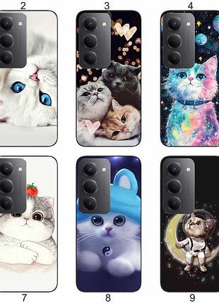 Силиконовый чехол котики для xiaomi redmi 15 милый принт и защита