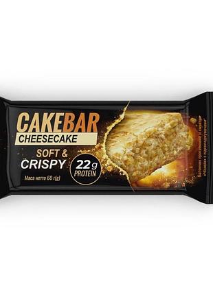 Десертний протеїновий батончик lipobar cake bar, 60 грам - чізкейк