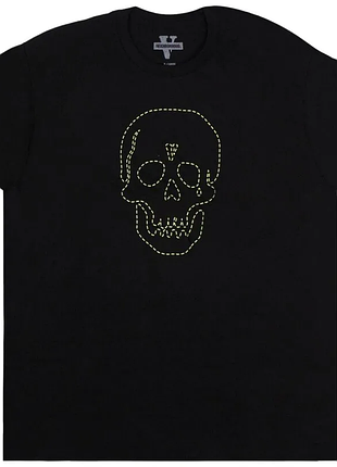 Футболка черная loys vlone x neighborhood skull l