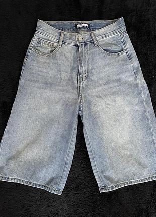 Жіночі джинсові бермуди hrelucky jeans, блакитні