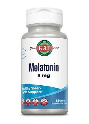 Мелатонін kal melatonin 3 mg, 60 таблеток