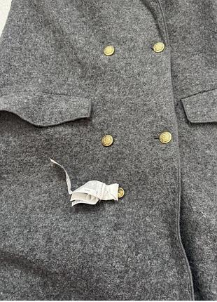 Шерстяне пальто zara 4