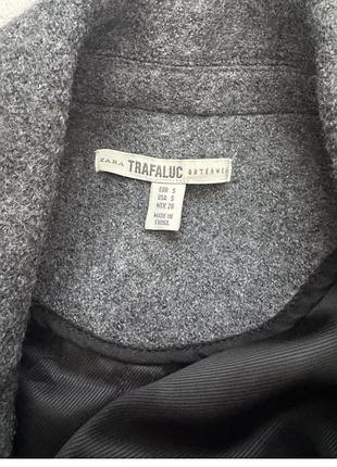 Шерстяне пальто zara 6