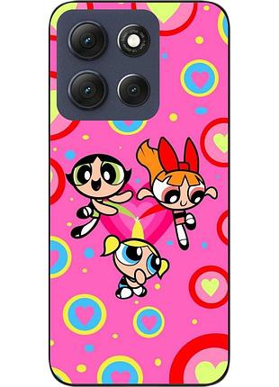 Чехол силиконовый epik для motorola g86 5g с принтом сердечный полёт