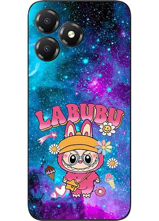Силіконовий чохол epik для zte blade a36 з принтом labubu галактика