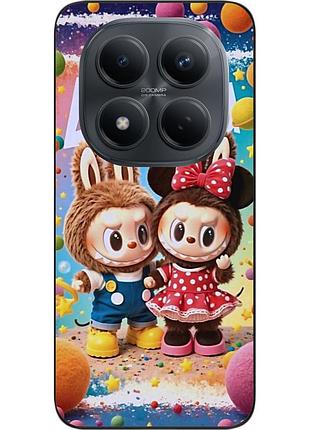 Силіконовий чохол epik для xiaomi redmi note 15 pro 4g з малюнком labubu друзі