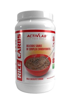 Легкоусваиваемые углеводы activlab rice carbs, 1 кг - молочный шоколад с рисовой муки