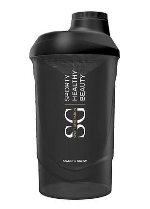 Спортивний шейкер sport generation wave, 600 мл - black smoke