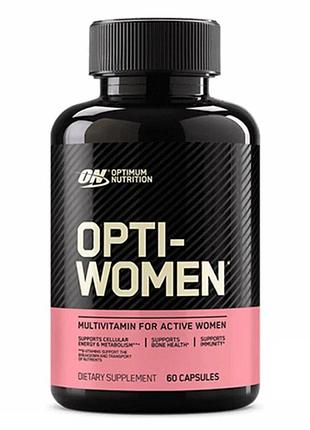 Витамины и минералы optimum nutrition opti-women (eu), 60 капсул для женщин