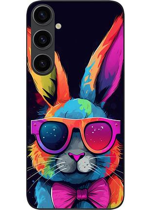 Чохол силіконовий epik для samsung galaxy s25 fe з принтом райдужний кролик
