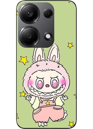 Чохол силіконовий epik для xiaomi redmi note 14s з принтом labubu зірковий кролик