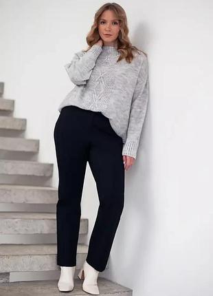 Женские брюки классические с завышенной талией nita mkln1402/5
