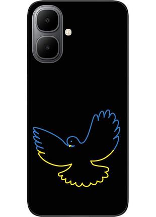 Силиконовый чехол epik для infinix smart 10 (x6725) с принтом украинский голубь