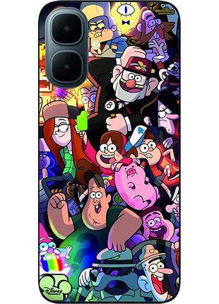 Силиконовый чехол epik для infinix smart 10 (x6725) с принтом гравити фолз герои