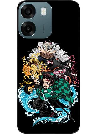 Силиконовый чехол epik для oppo a6 с принтом demon slayer сила воды