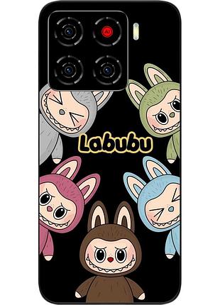 Чохол силіконовий epik для zte blade a56 з принтом labubu команда