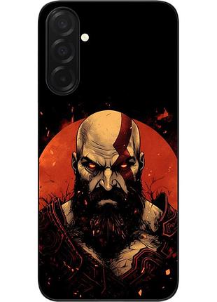 Силиконовый чехол epik для samsung galaxy a37 с изображением god of war красный гнев