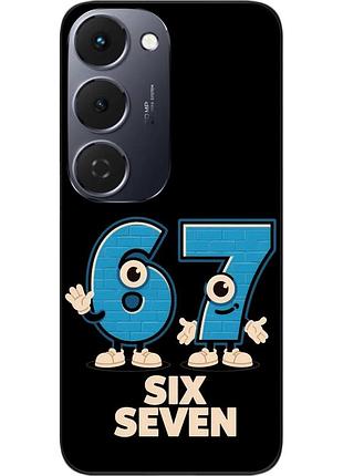 Силіконовий чохол epik для tecno spark 40 pro plus (km7) з принтом мультяшний 67 арт