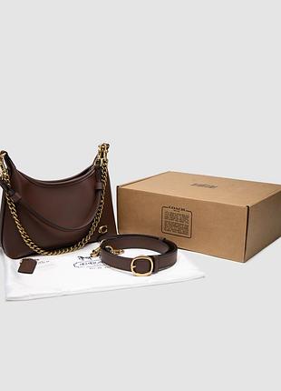 Coach juliet shoulder bag brown smooth leather 🤎 10
