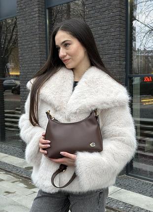 Coach juliet shoulder bag brown smooth leather 🤎 7