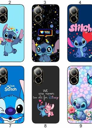 Силіконовий чохол stitch стіч для realme c67 4g пустотливий принт і захист