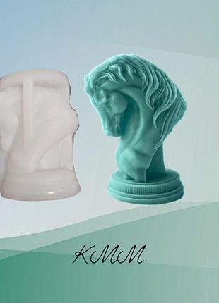 Силиконовая форма люкс 3d конь (голова лошади)