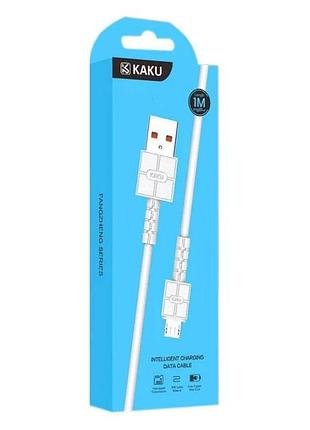 Usb кабель kaku ksc-293 usb - micro usb 1m - white 3
