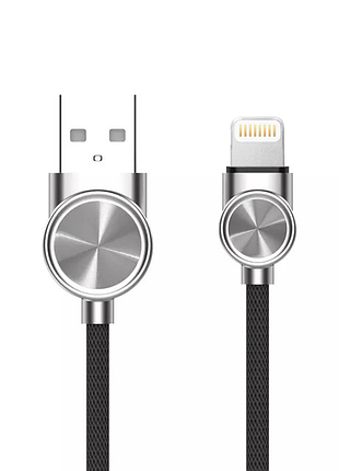 Usb кабель kaku ksc-127 usb - lightning 1.2m fast charging 3.2a - black