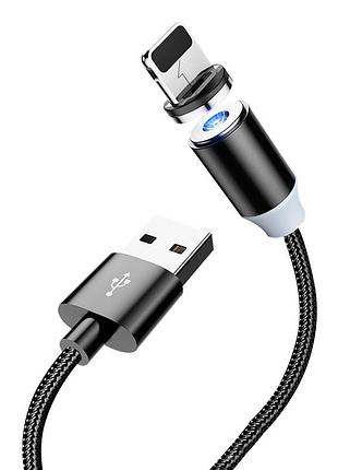 Магнитный кабель kaku ksc-306 usb - lightning 1m - black
