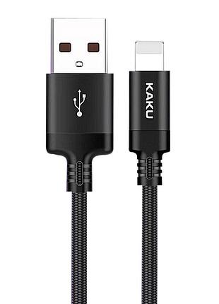 Usb кабель kaku ksc-283 usb - lightning 1m - black
