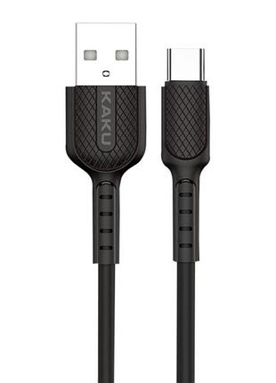 Usb кабель kaku ksc-111 usb type-c 1m - black