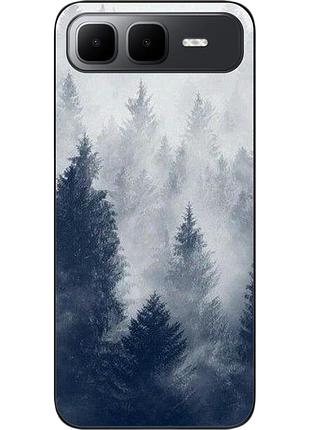 Силиконовый чехол бампер epik для infinix smart 10 plus (x6725b) с принтом лес