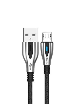 Кабель kaku ksc-097 usb - micro usb 1.2m с индикатором - black