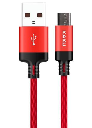 Usb кабель kaku ksc-283 usb - micro usb 1m - red