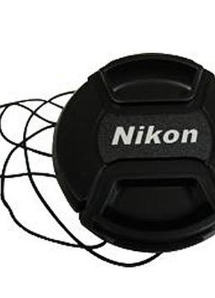 Крышка для объектива nikon 62mm (с шнурком)