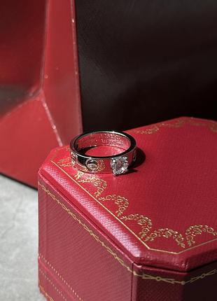 Cartier love diamond ring 18k white gold classic 😍