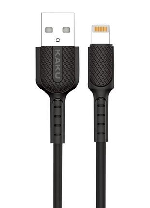 Usb кабель kaku ksc-111 usb - lightning 1m - black