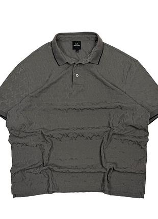 Преміальна монограмне поло футболка armani exchange
